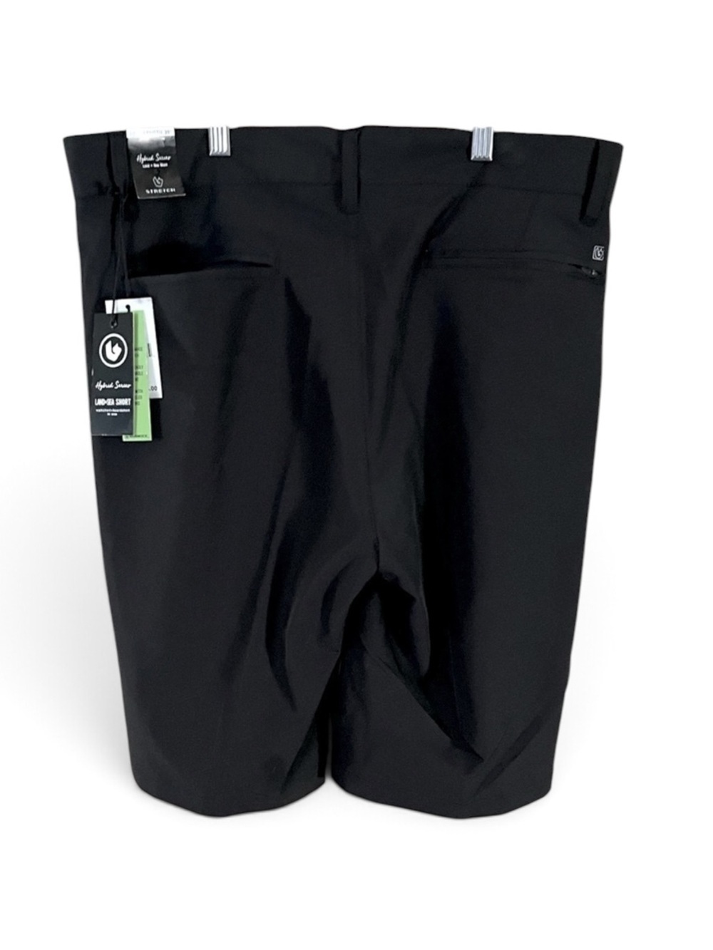 NWT Black Swim & Land Shorts with Zippered Pockets